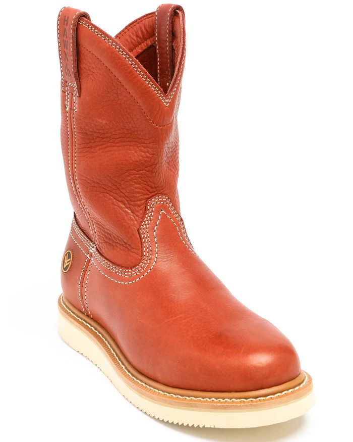 Hawx | Men's 10" Grade Work Boots - Soft Toe | Red