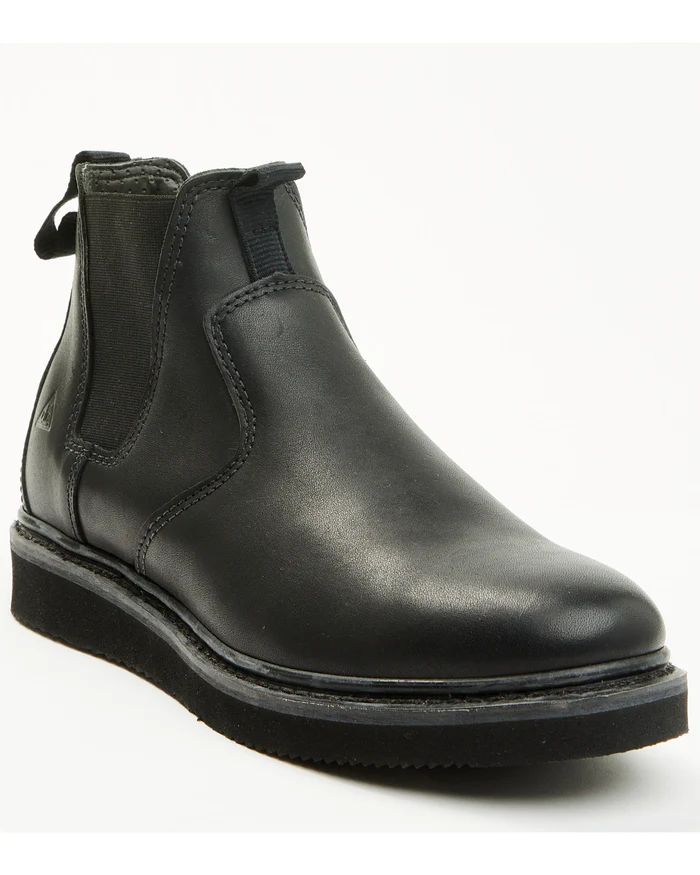 Hawx | Men's Pull-On Chelsea Work Boots - Soft Toe | Black