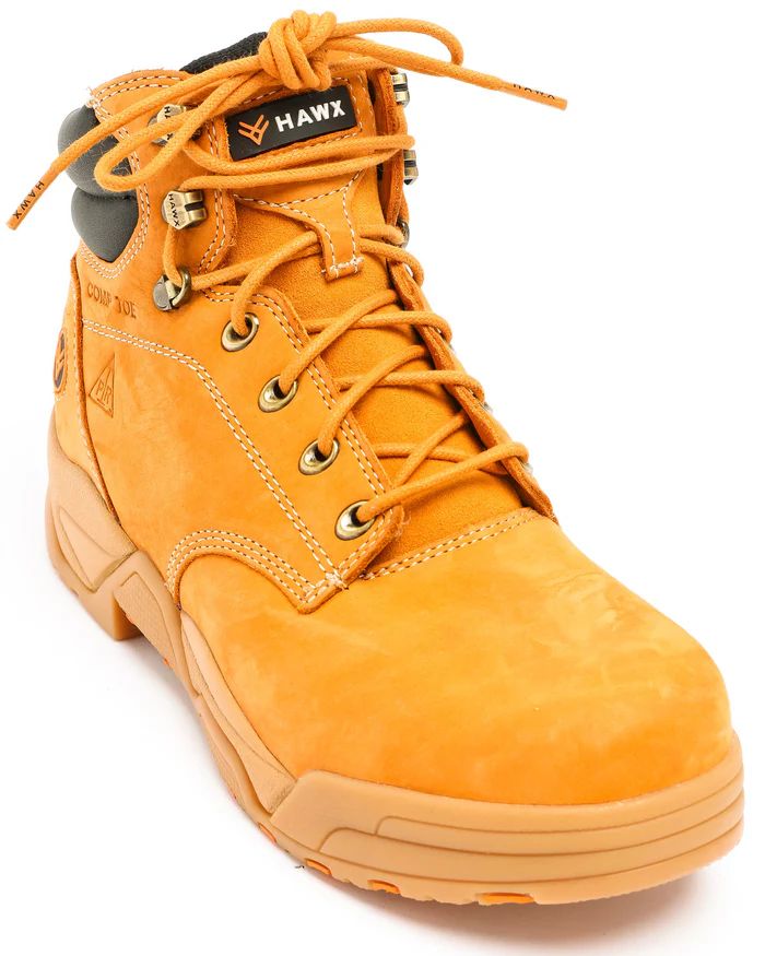 Hawx | Men's Enforcer Lace-Up Work Boots - Composite Toe | Wheat